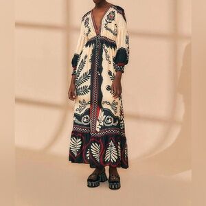 Black Passion Scarf Maxi-Dress size small